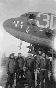 The crew of C-47 42-100561